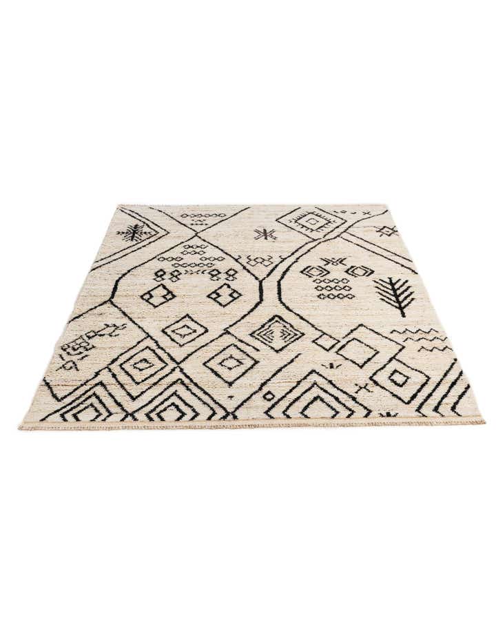 5' 7 x 7' 11 Hand Knotted Moroccan Wool Rug