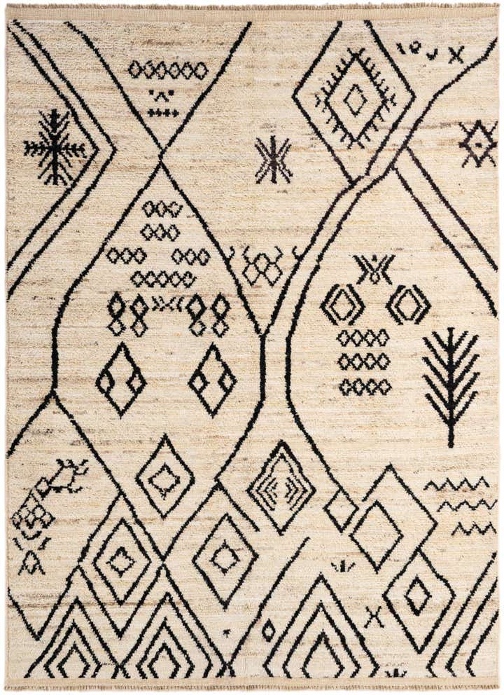 5' 7 x 7' 11 Hand Knotted Moroccan Wool Rug