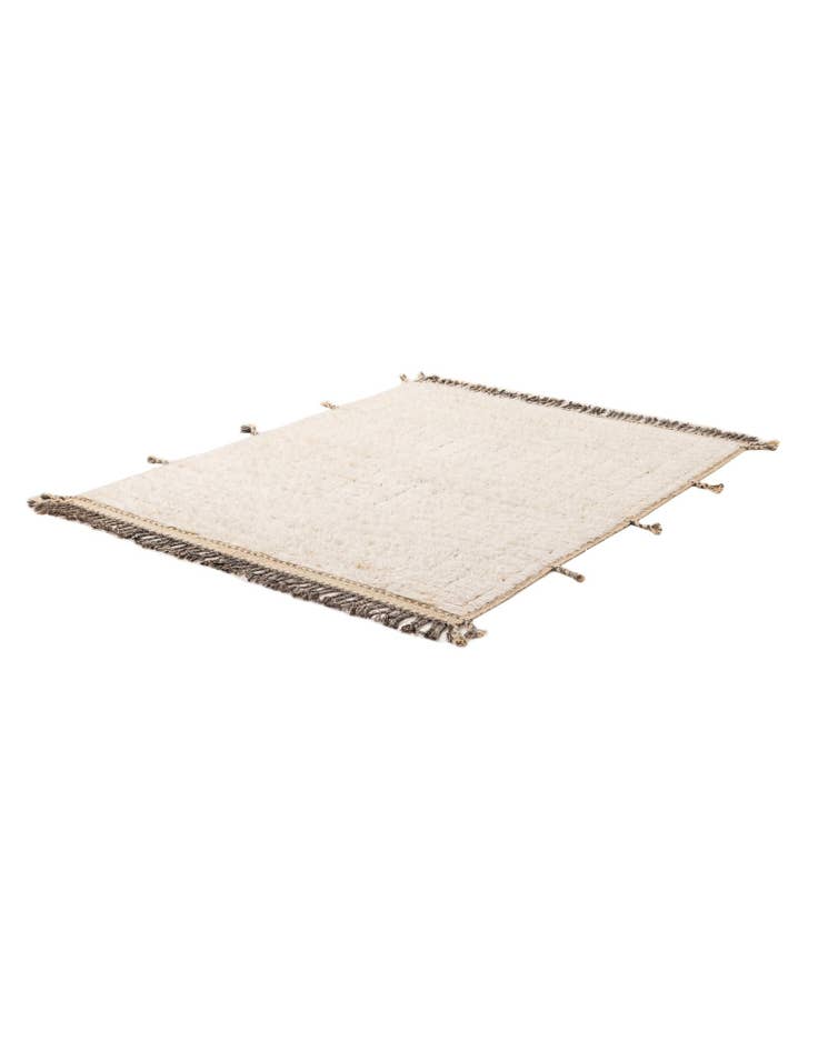 Detail image of 5' 4 x 6' 8  Hand Knotted Moroccan Wool Rug