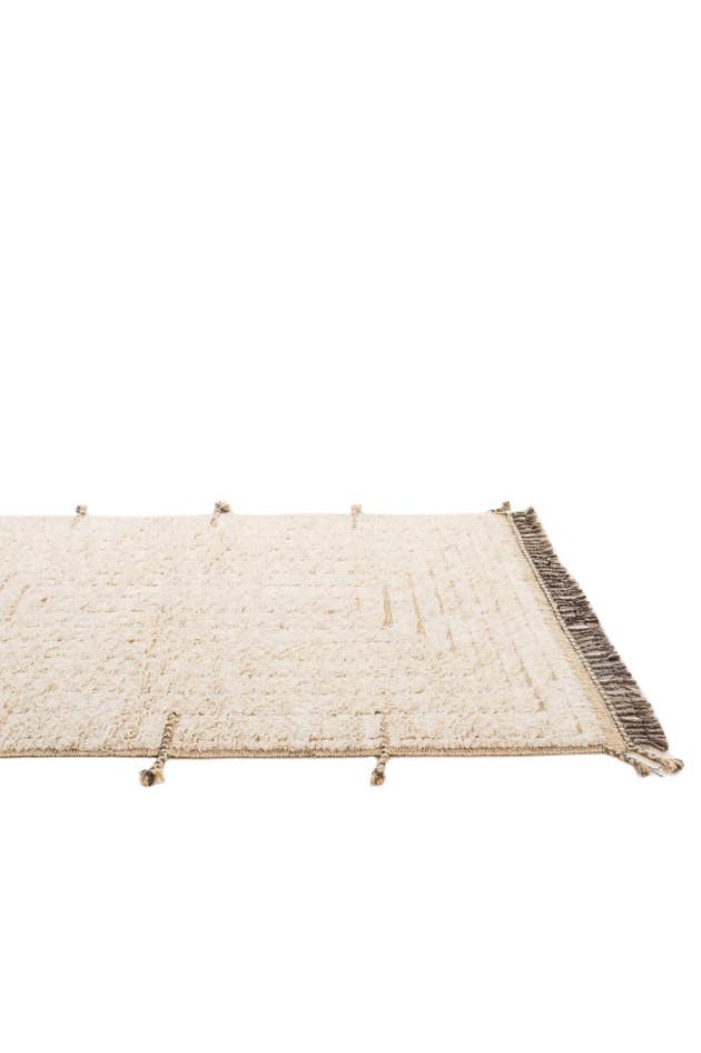 Detail image of 5' 4 x 6' 8 Hand Knotted Moroccan Wool Rug