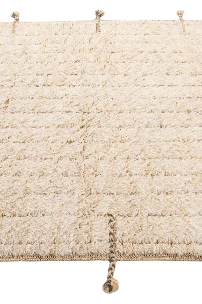 5' 4 x 6' 8 Hand Knotted Moroccan Wool Rug