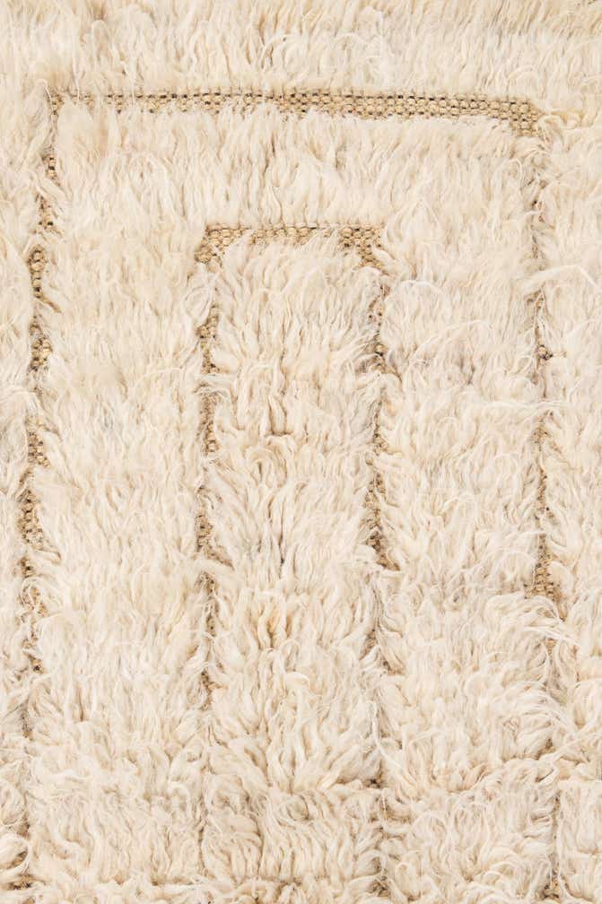 5' 4 x 6' 8 Hand Knotted Moroccan Wool Rug