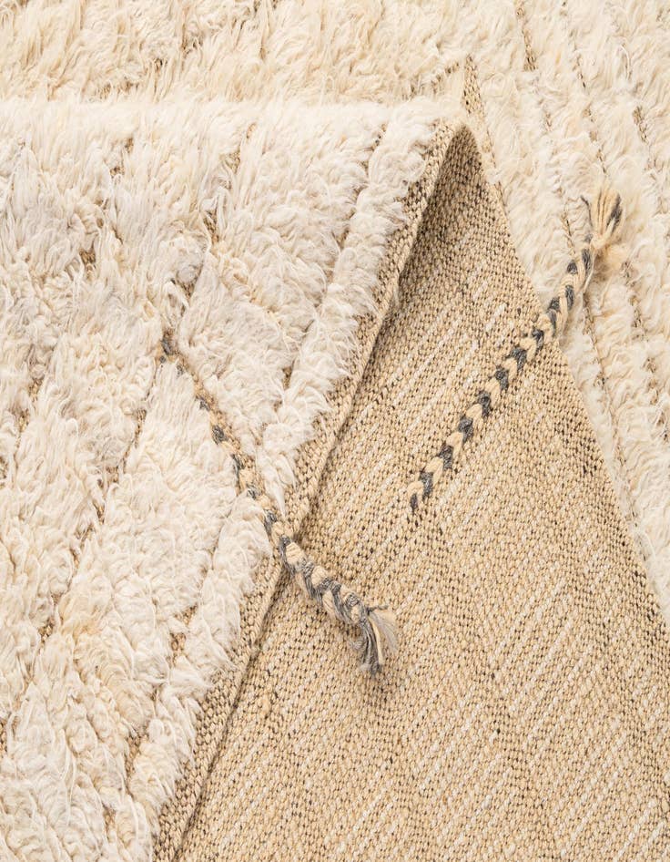 Detail image of 5' 4 x 6' 8  Hand Knotted Moroccan Wool Rug