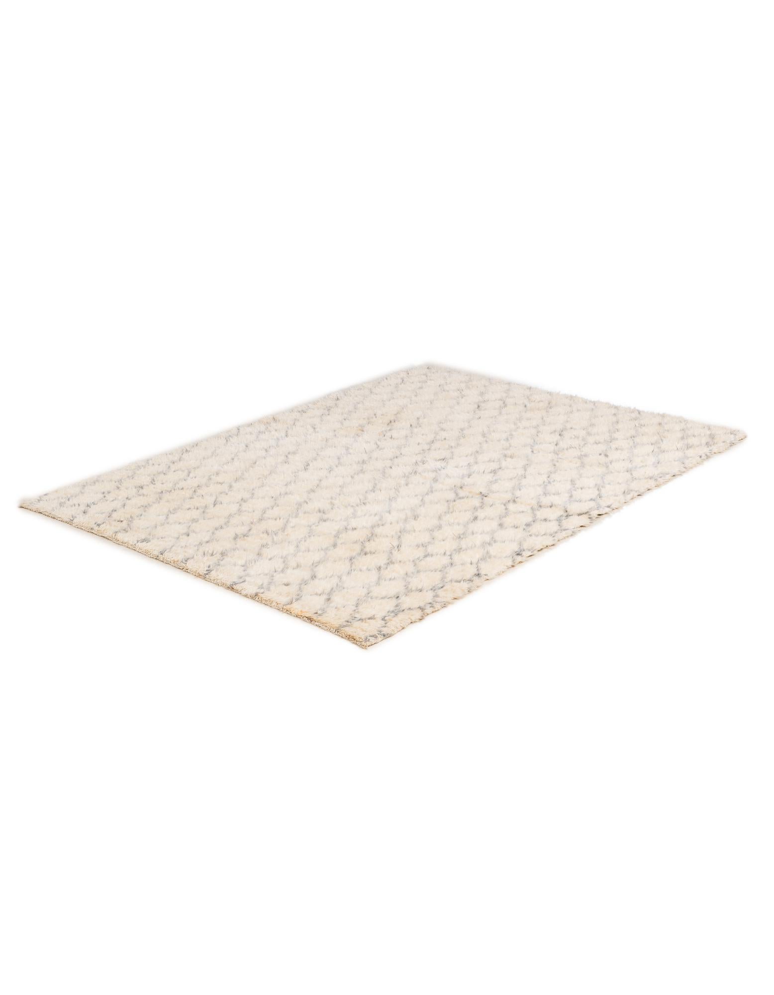 5' 3 x 7' 6 Hand Knotted Moroccan Wool Rug