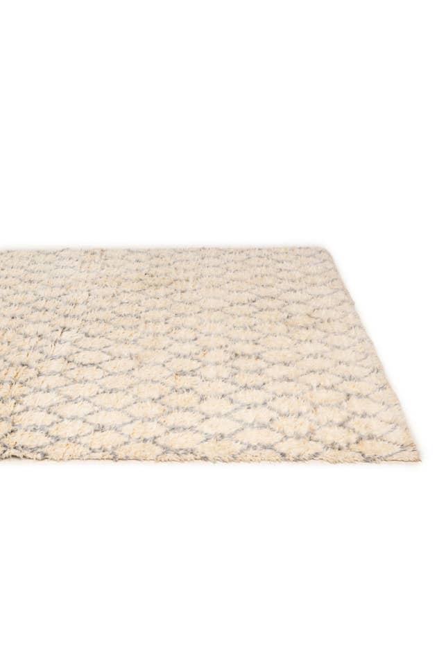 Detail image of 5' 3 x 7' 6 Hand Knotted Moroccan Wool Rug