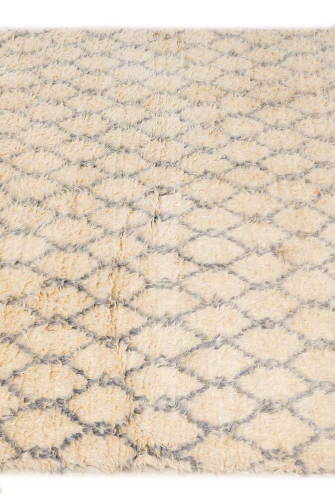 5' 3 x 7' 6 Hand Knotted Moroccan Wool Rug