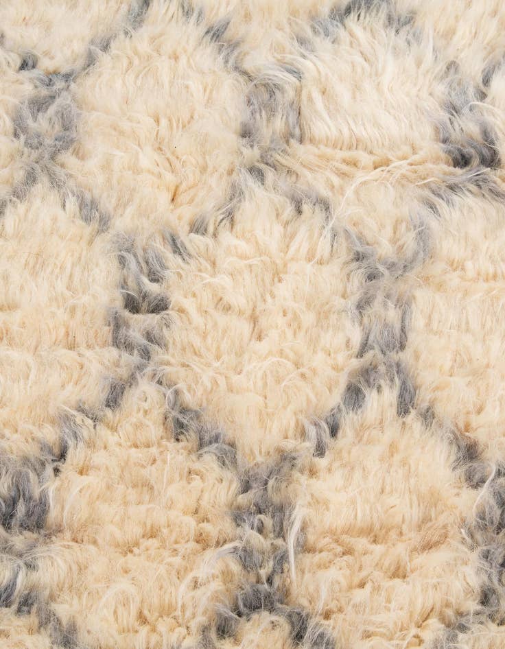 Detail image of 5' 3 x 7' 6  Hand Knotted Moroccan Wool Rug