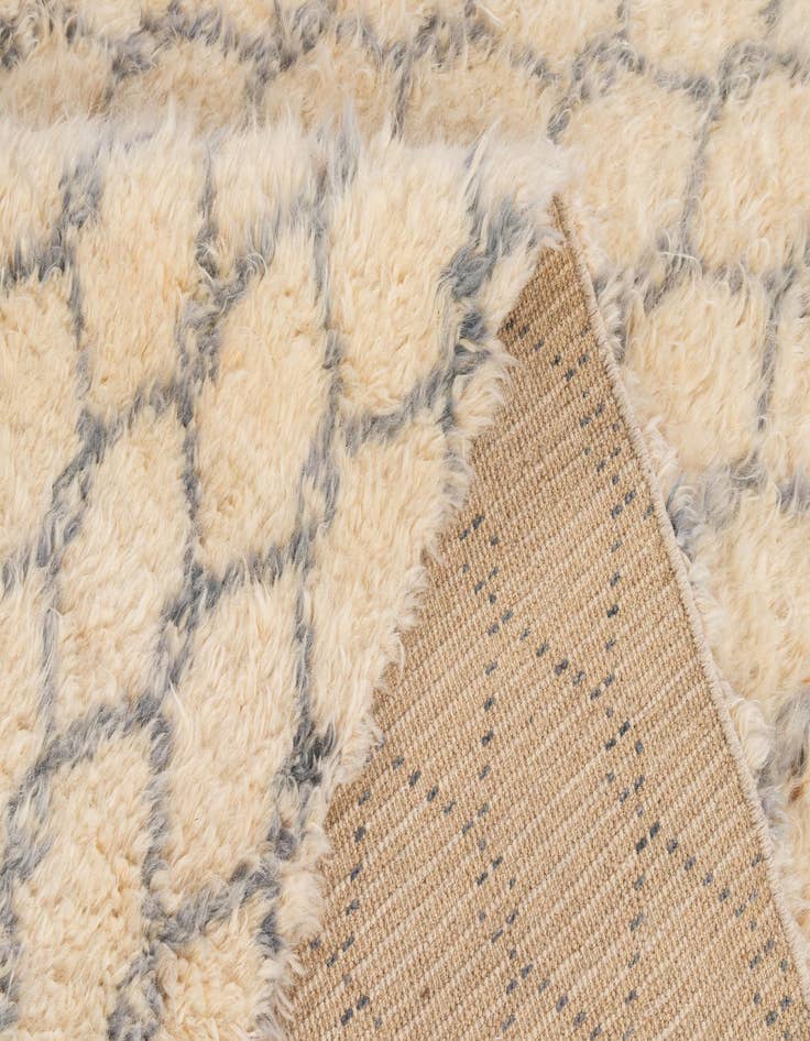 Detail image of 5' 3 x 7' 6  Hand Knotted Moroccan Wool Rug