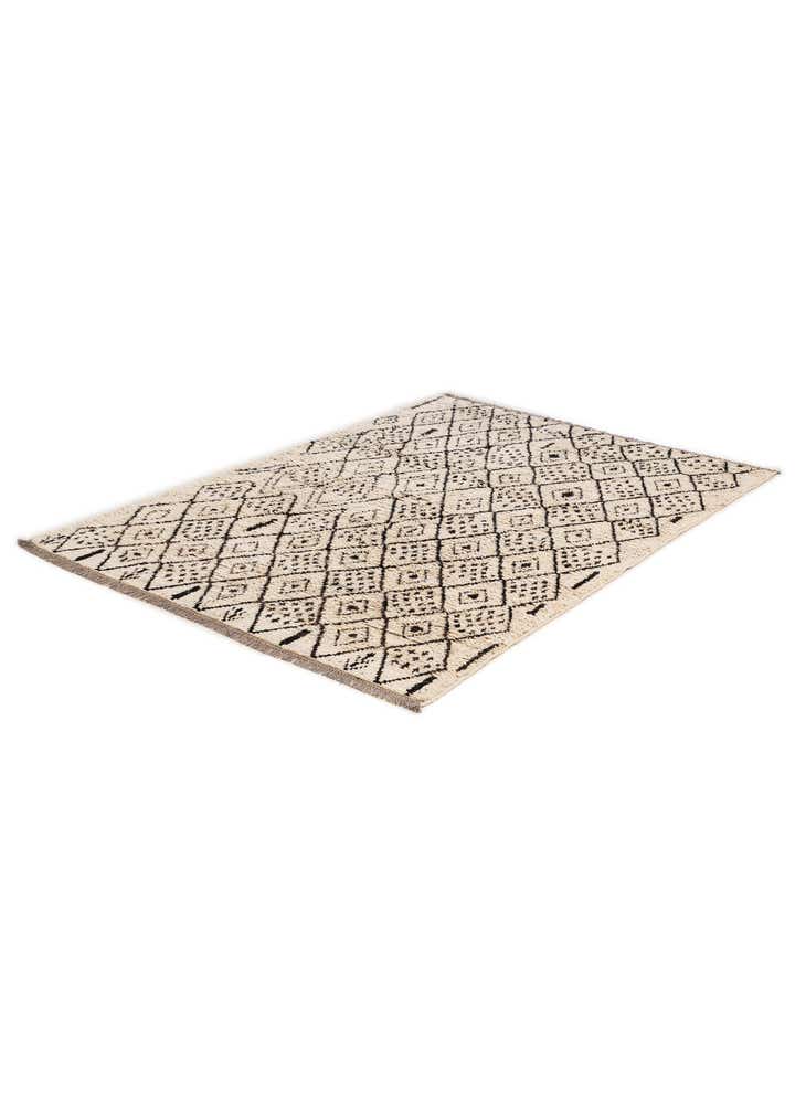 5' 6 x 7' 4 Hand Knotted Moroccan Wool Rug