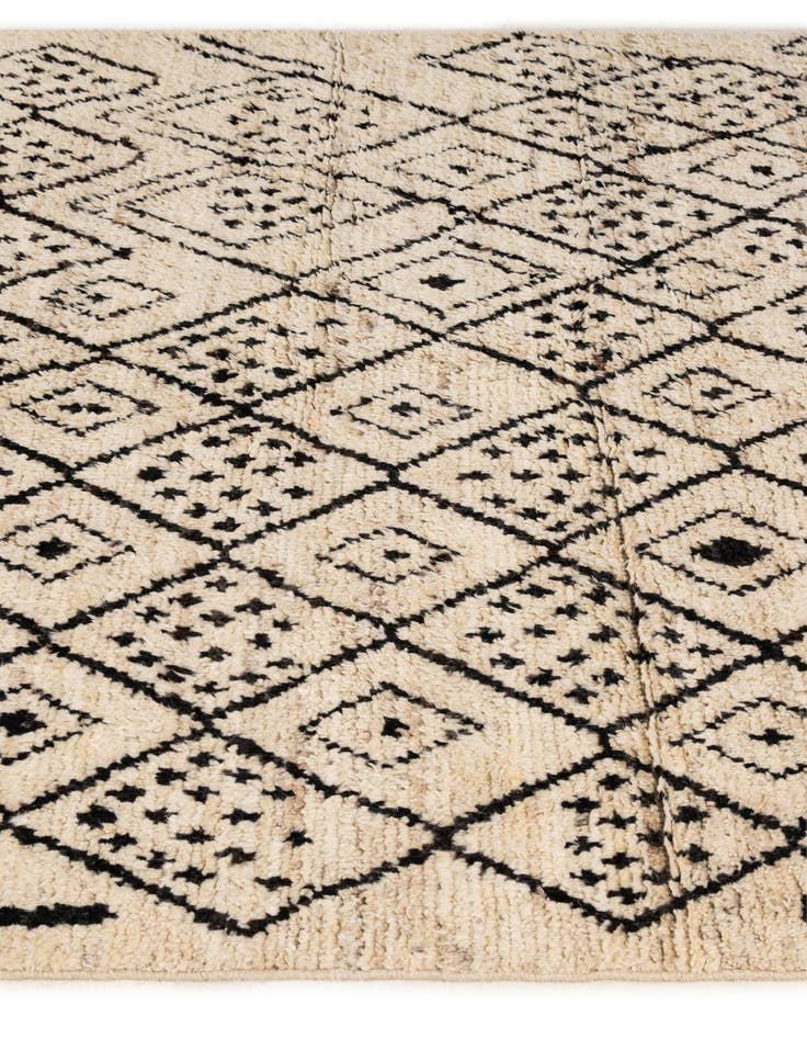 Detail image of 5' 6 x 7' 4  Hand Knotted Moroccan Wool Rug