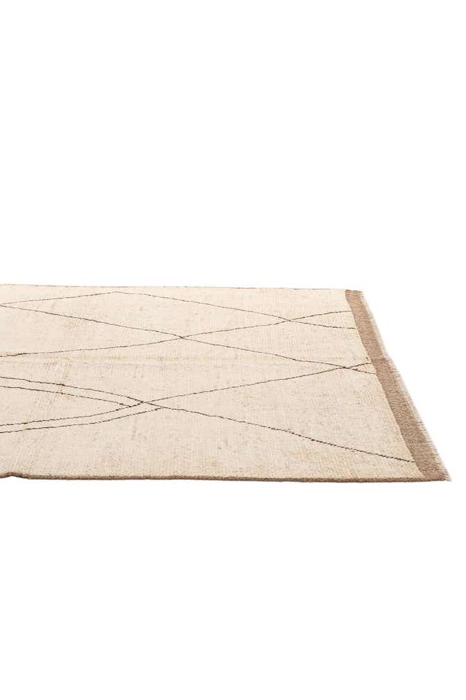 5' 8 x 8' Hand Knotted Moroccan Wool Rug