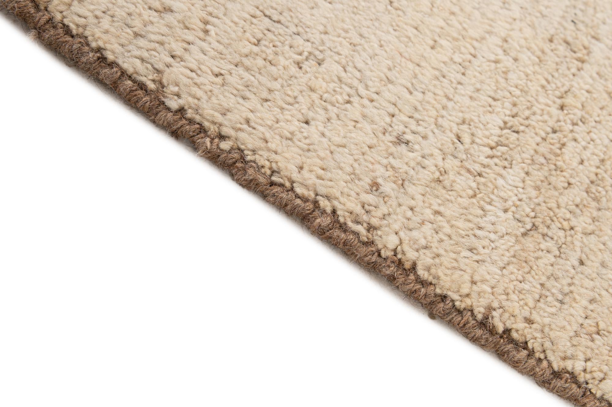 5' 8 x 8' Hand Knotted Moroccan Wool Rug