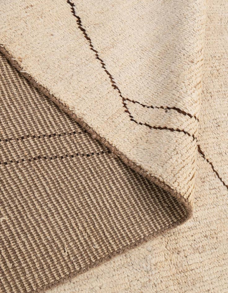 Detail image of 5' 8 x 8'  Hand Knotted Moroccan Wool Rug