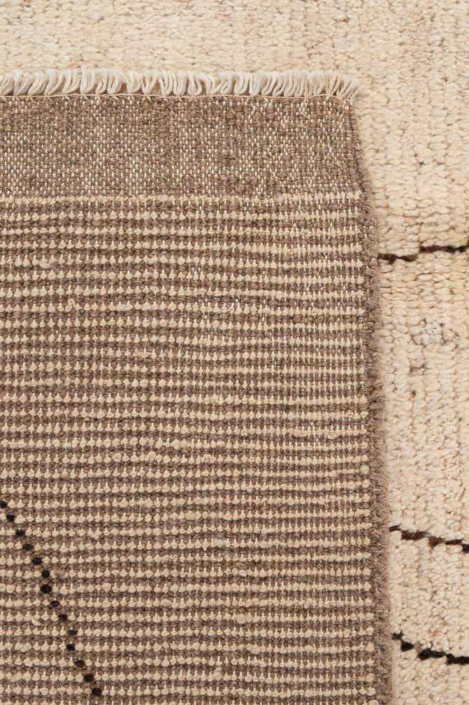 5' 8 x 8' Hand Knotted Moroccan Wool Rug