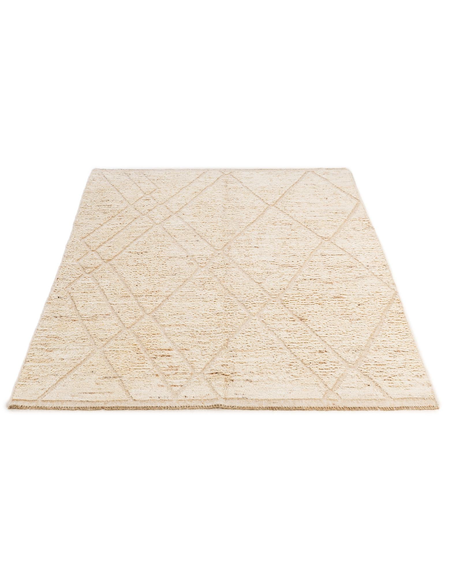5' 7 x 7' 10 Hand Knotted Moroccan Wool Rug