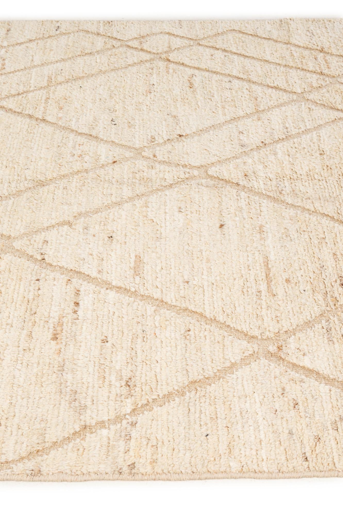 5' 7 x 7' 10 Hand Knotted Moroccan Wool Rug