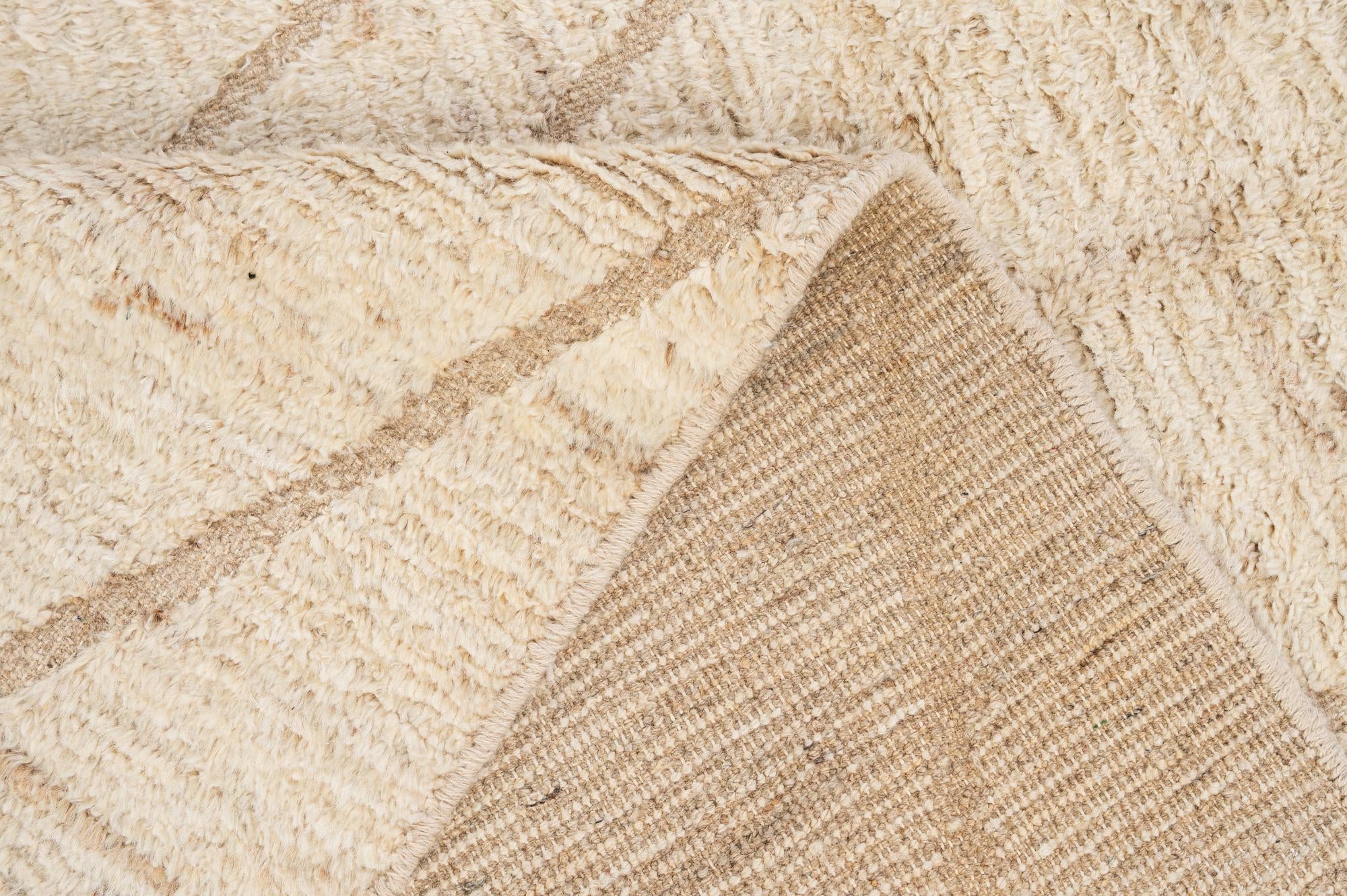 5' 7 x 7' 10 Hand Knotted Moroccan Wool Rug