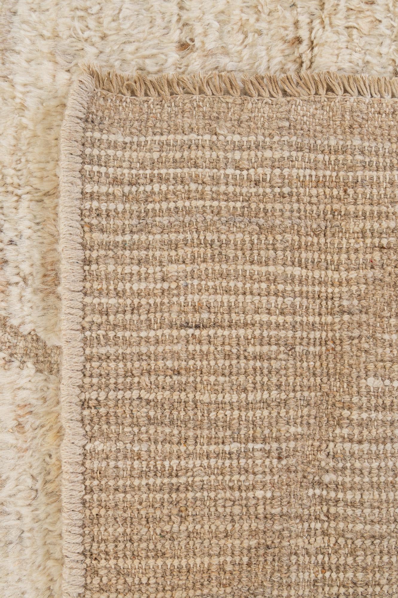 5' 7 x 7' 10 Hand Knotted Moroccan Wool Rug