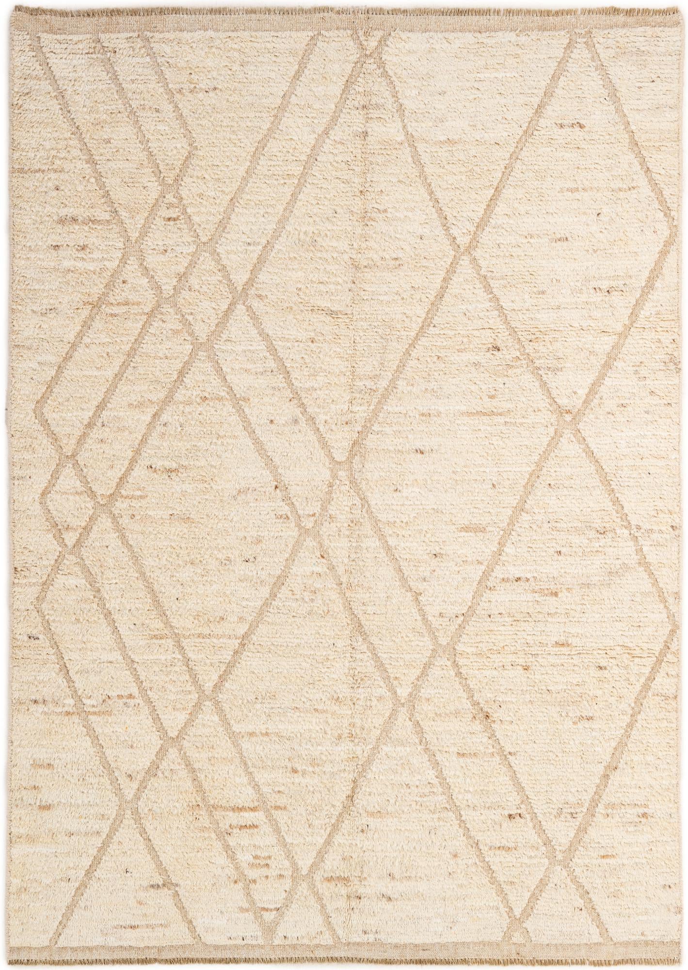 5' 7 x 7' 10 Hand Knotted Moroccan Wool Rug
