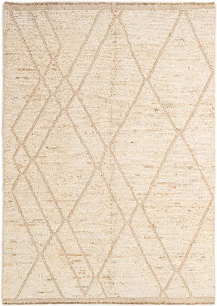 5' 7 x 7' 10 Hand Knotted Moroccan Wool Rug