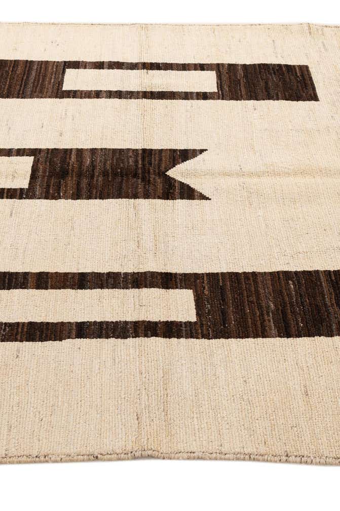 5' 8 x 8' 2 Hand Knotted Moroccan Wool Rug