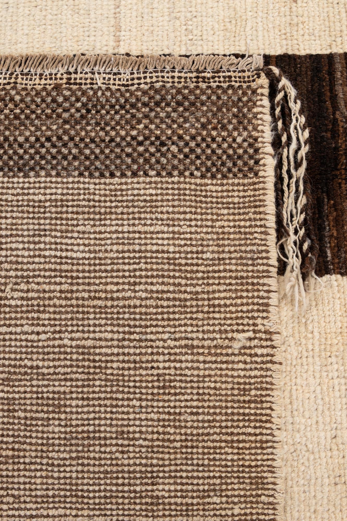 5' 8 x 8' 2 Hand Knotted Moroccan Wool Rug