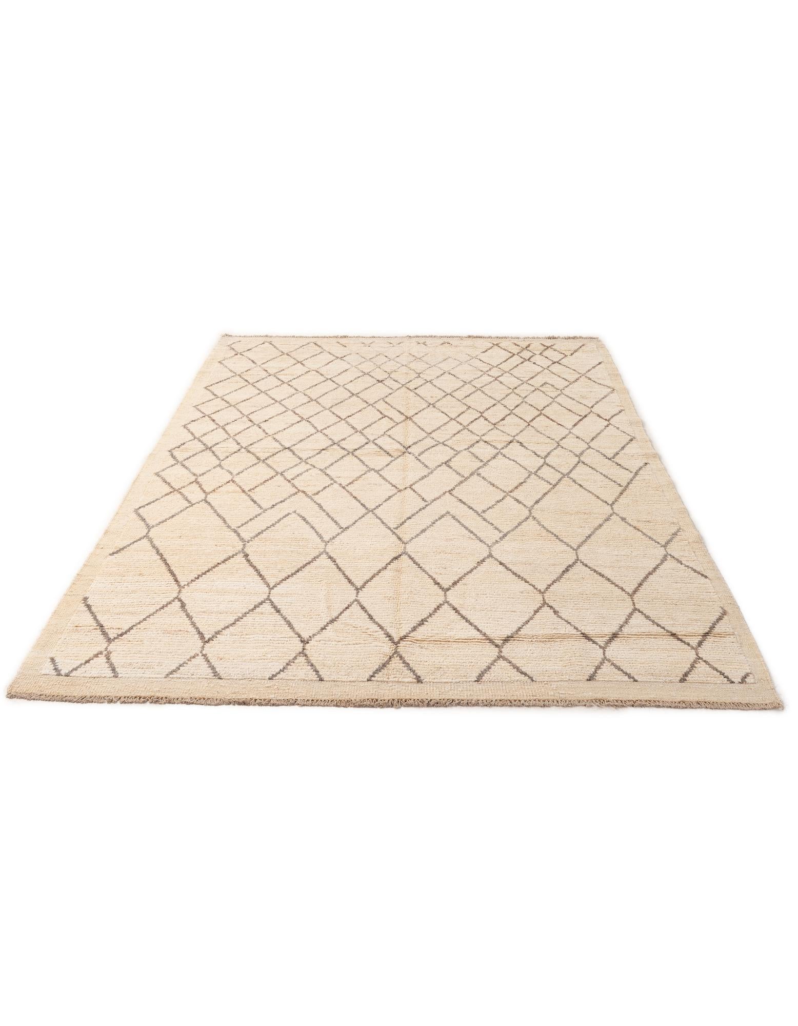 5' 9 x 8' 7 Hand Knotted Moroccan Wool Rug