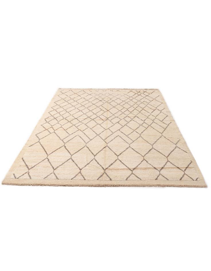 Detail image of 5' 9 x 8' 7 Hand Knotted Moroccan Wool Rug