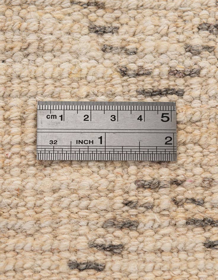 Detail image of 5' 9 x 8' 7  Hand Knotted Moroccan Wool Rug