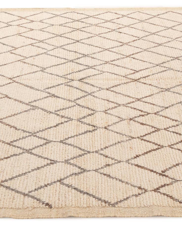 Detail image of 5' 9 x 8' 7 Hand Knotted Moroccan Wool Rug