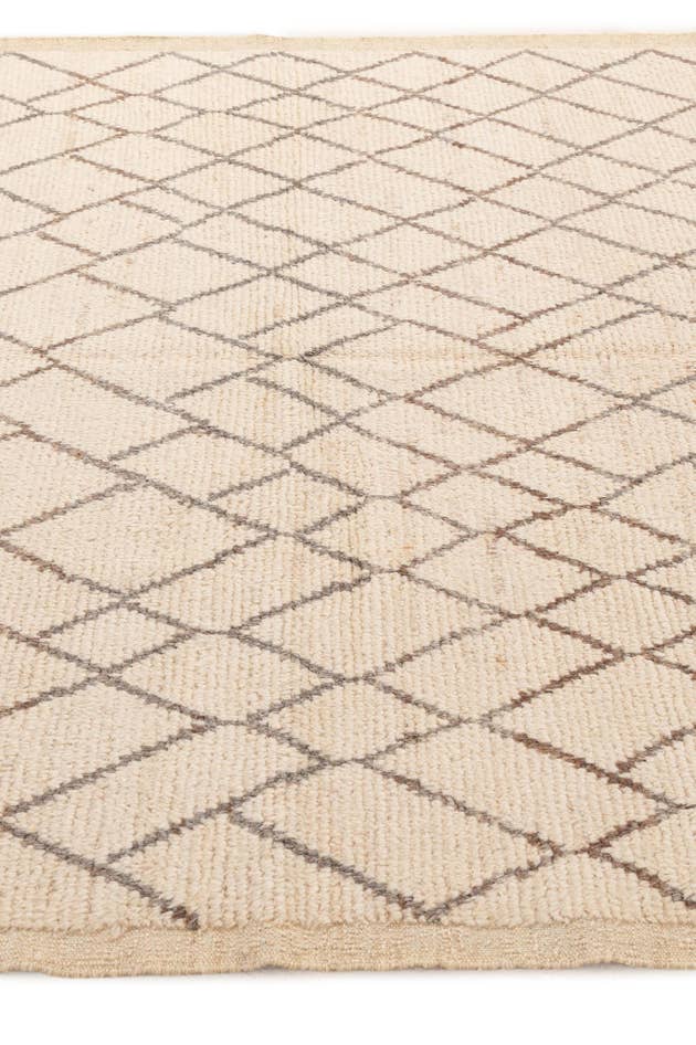 Detail image of 5' 9 x 8' 7 Hand Knotted Moroccan Wool Rug