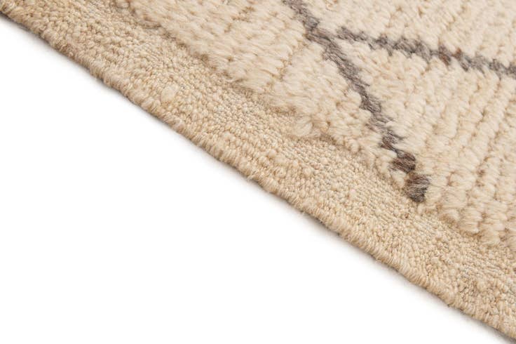 Detail image of 5' 9 x 8' 7 Hand Knotted Moroccan Wool Rug