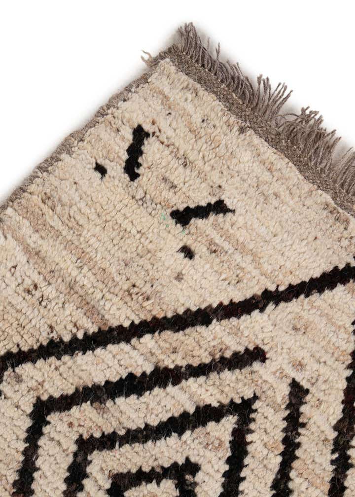 5' 11 x 7' 9 Hand Knotted Moroccan Wool Rug