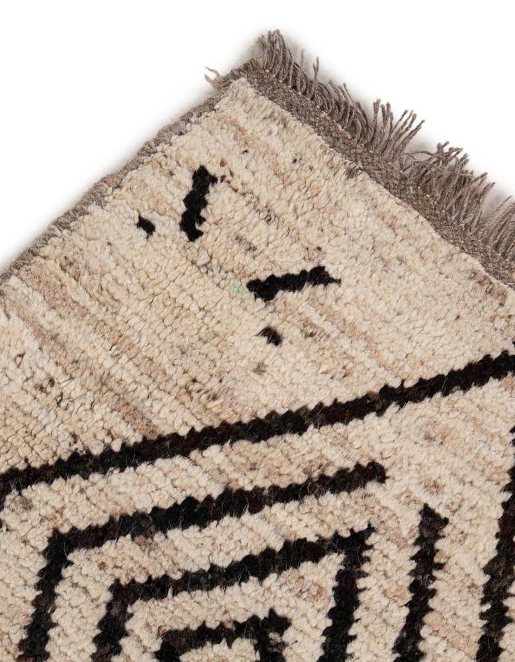 Detail image of 5' 11 x 7' 9  Hand Knotted Moroccan Wool Rug