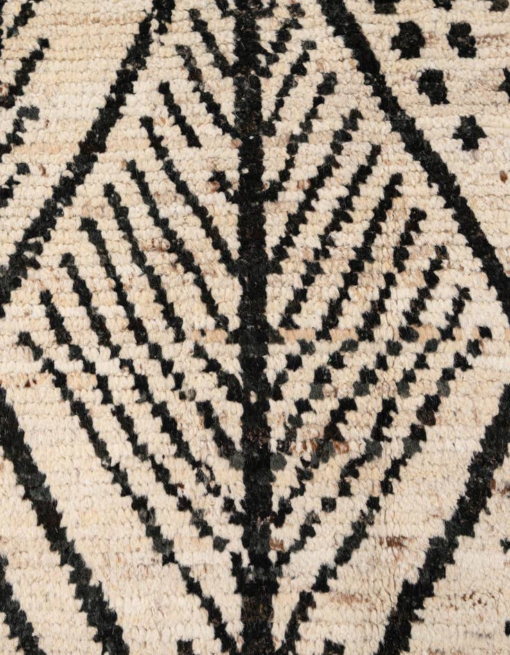 Detail image of 5' 11 x 7' 11  Hand Knotted Moroccan Wool Rug