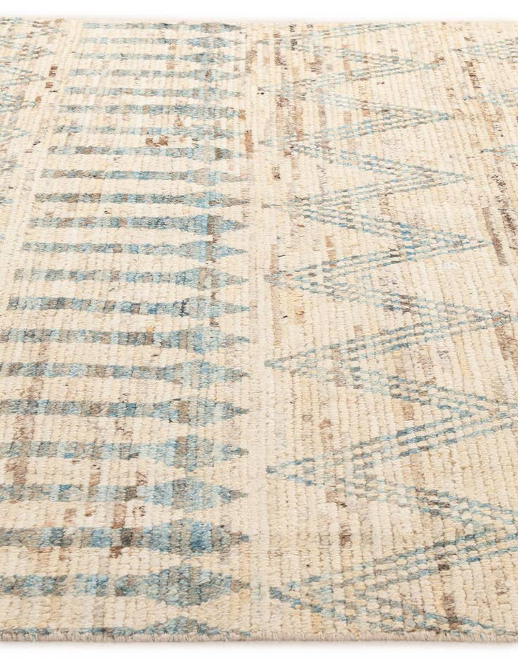Detail image of 5' 8 x 8' 11  Hand Knotted Moroccan Wool Rug