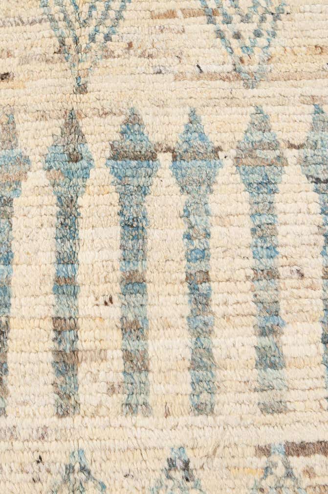 5' 8 x 8' 11 Hand Knotted Moroccan Wool Rug