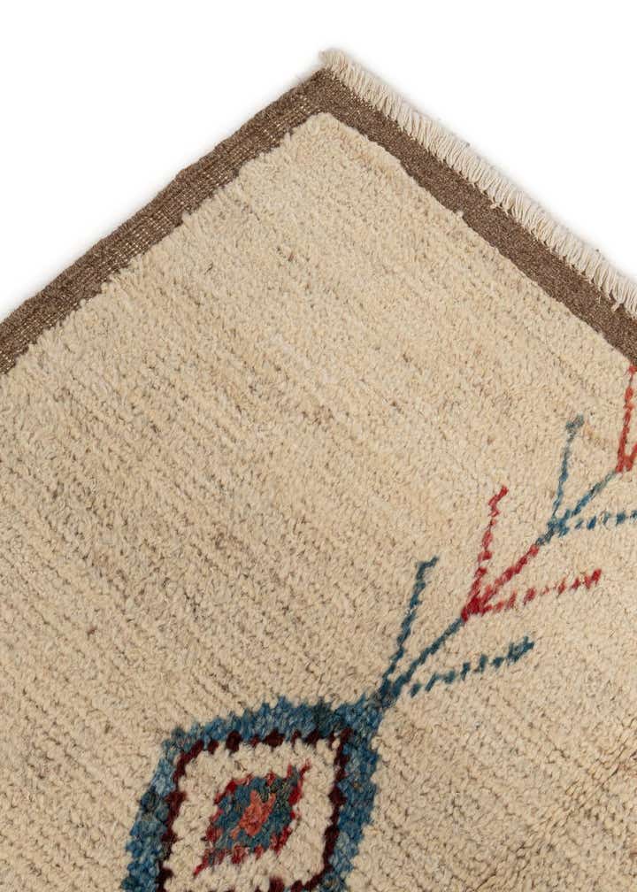 6' 4 x 9' 7 Hand Knotted Moroccan Wool Rug