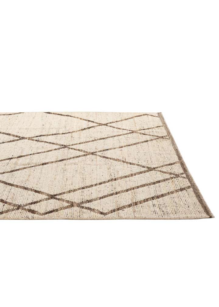 6' 9 x 9' 9 Hand Knotted Moroccan Wool Rug