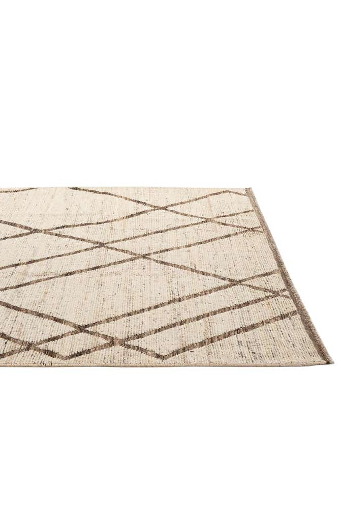 6' 9 x 9' 9 Hand Knotted Moroccan Wool Rug