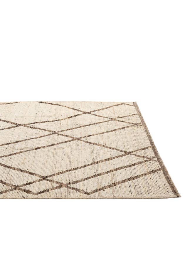 Detail image of 6' 9 x 9' 9 Hand Knotted Moroccan Wool Rug
