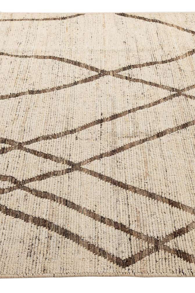 6' 9 x 9' 9 Hand Knotted Moroccan Wool Rug