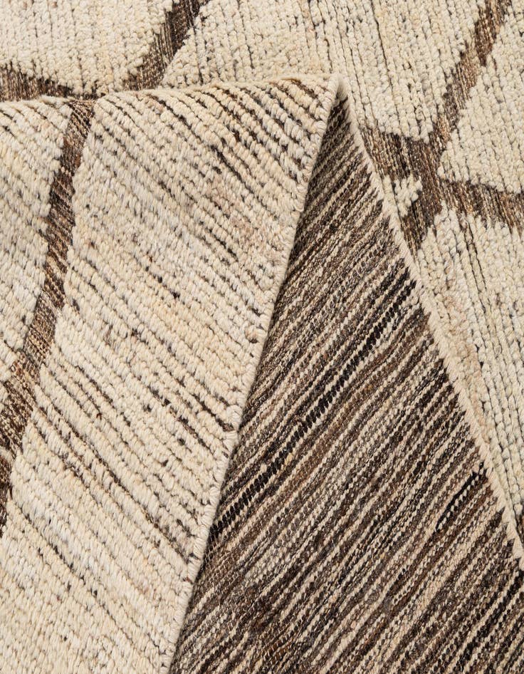 Detail image of 6' 9 x 9' 9  Hand Knotted Moroccan Wool Rug