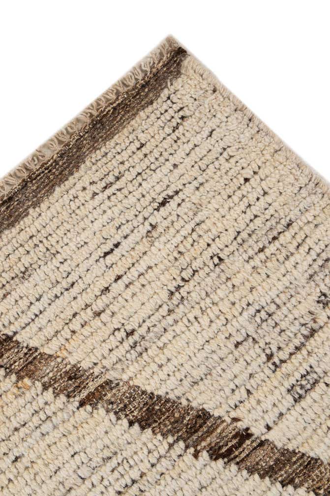6' 9 x 9' 9 Hand Knotted Moroccan Wool Rug