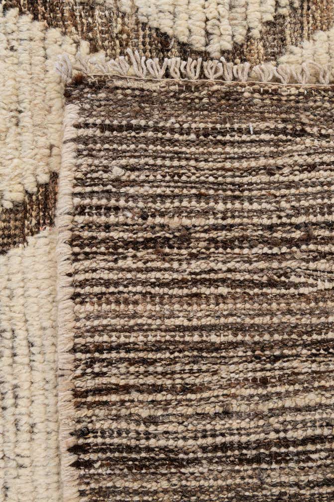 6' 9 x 9' 9 Hand Knotted Moroccan Wool Rug