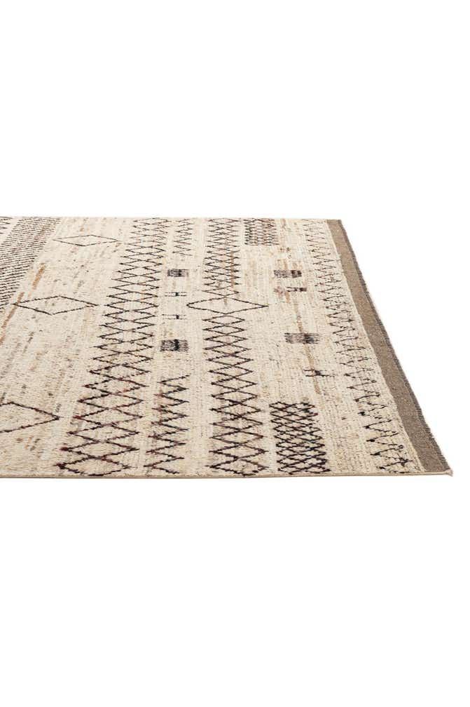 8' 1 x 9' 9 Hand Knotted Moroccan Wool Rug