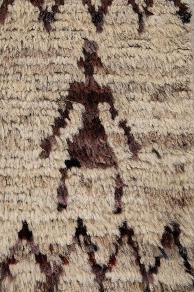8' 1 x 9' 9 Hand Knotted Moroccan Wool Rug