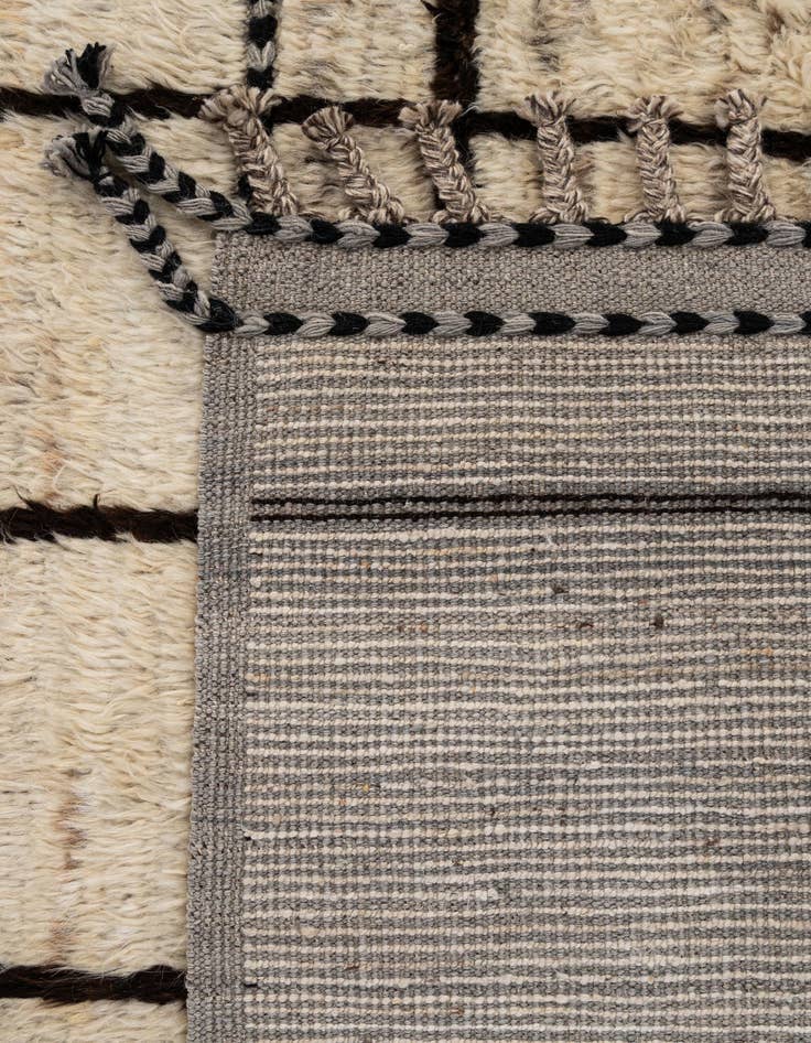 Detail image of 8' 5 x 10' 7  Hand Knotted Moroccan Wool Rug