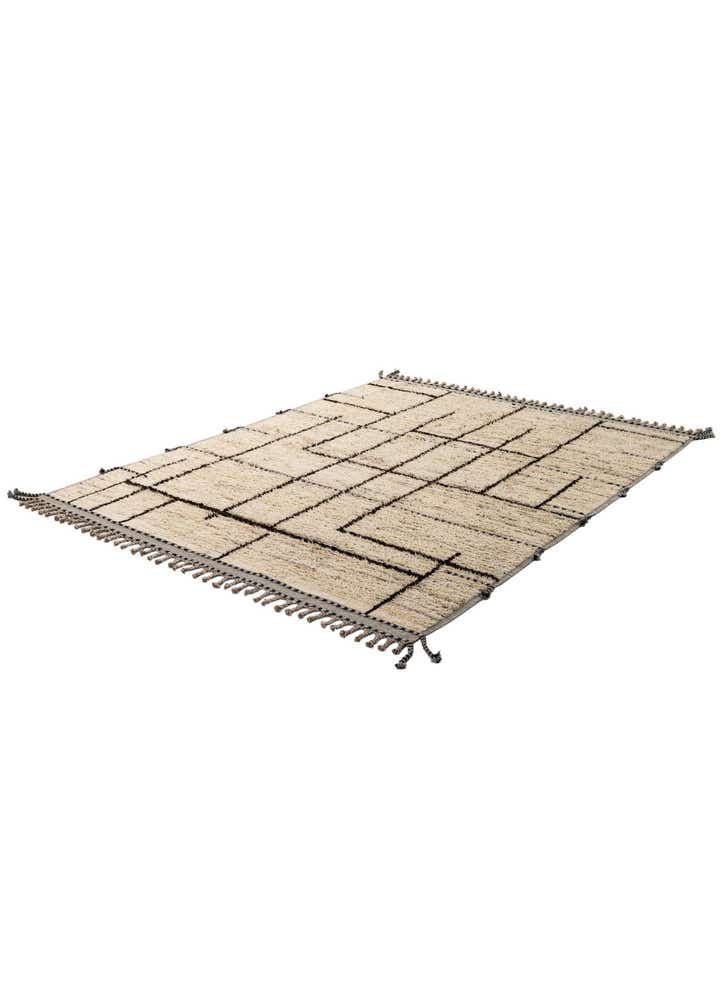 8' 5 x 10' 7 Hand Knotted Moroccan Wool Rug