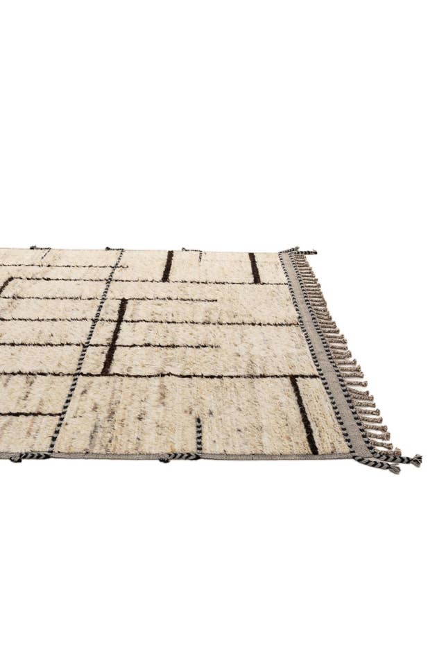 Detail image of 8' 5 x 10' 7 Hand Knotted Moroccan Wool Rug